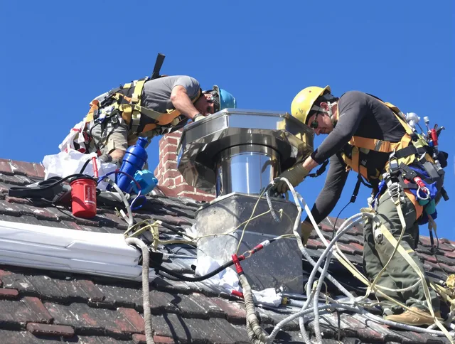 Protective chimney cap installed by Miami Gardens Chimney Sweep in Miami Gardens, FL