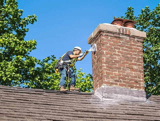 Miami Gardens Chimney Sweep performing an inspection with advanced tools in Miami Gardens, FL