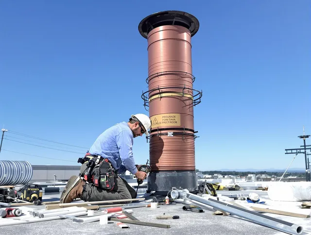 Installed chimney liner by Miami Gardens Chimney Sweep in Miami Gardens, FL