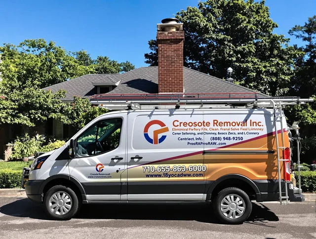Miami Gardens Chimney Sweep technician removing creosote safely in Miami Gardens, FL